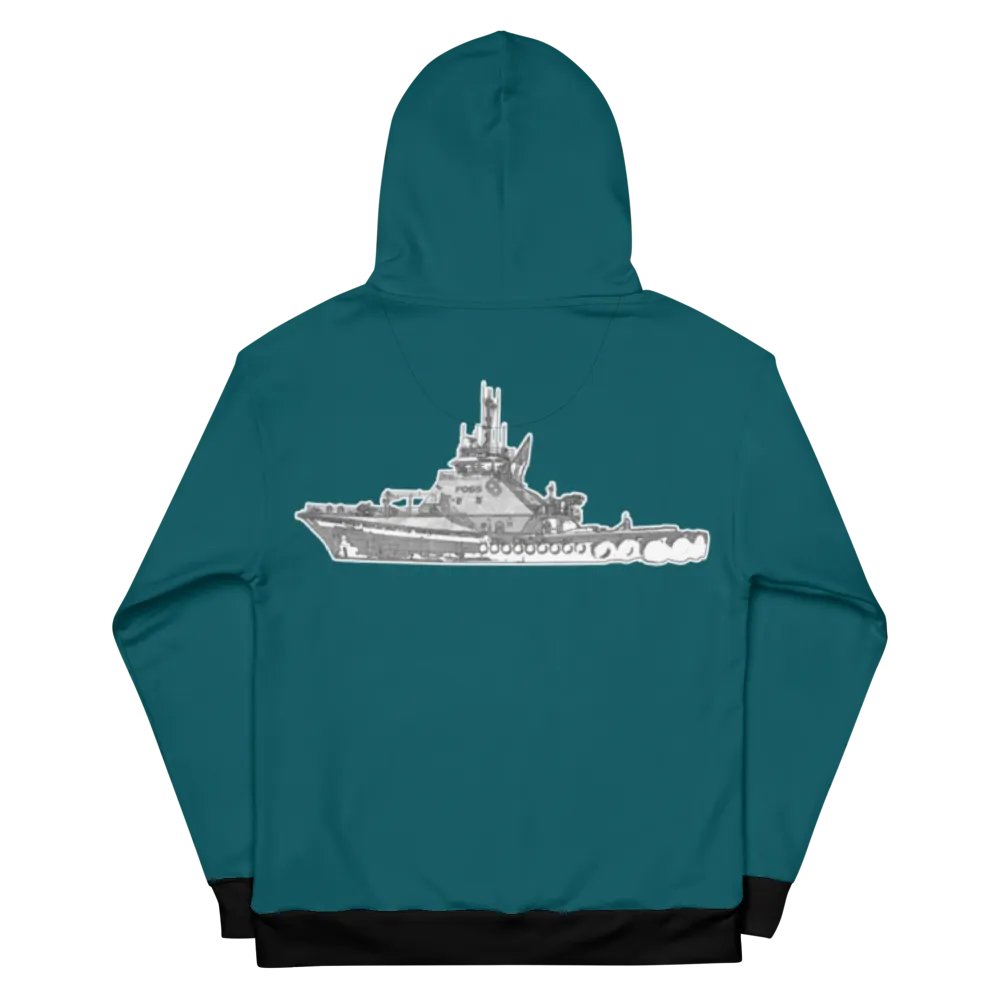Sketch Garth Foss Tug (Teal) – Performance Marine Wear | Twin Anchor Apparel North Current Line product image (10)