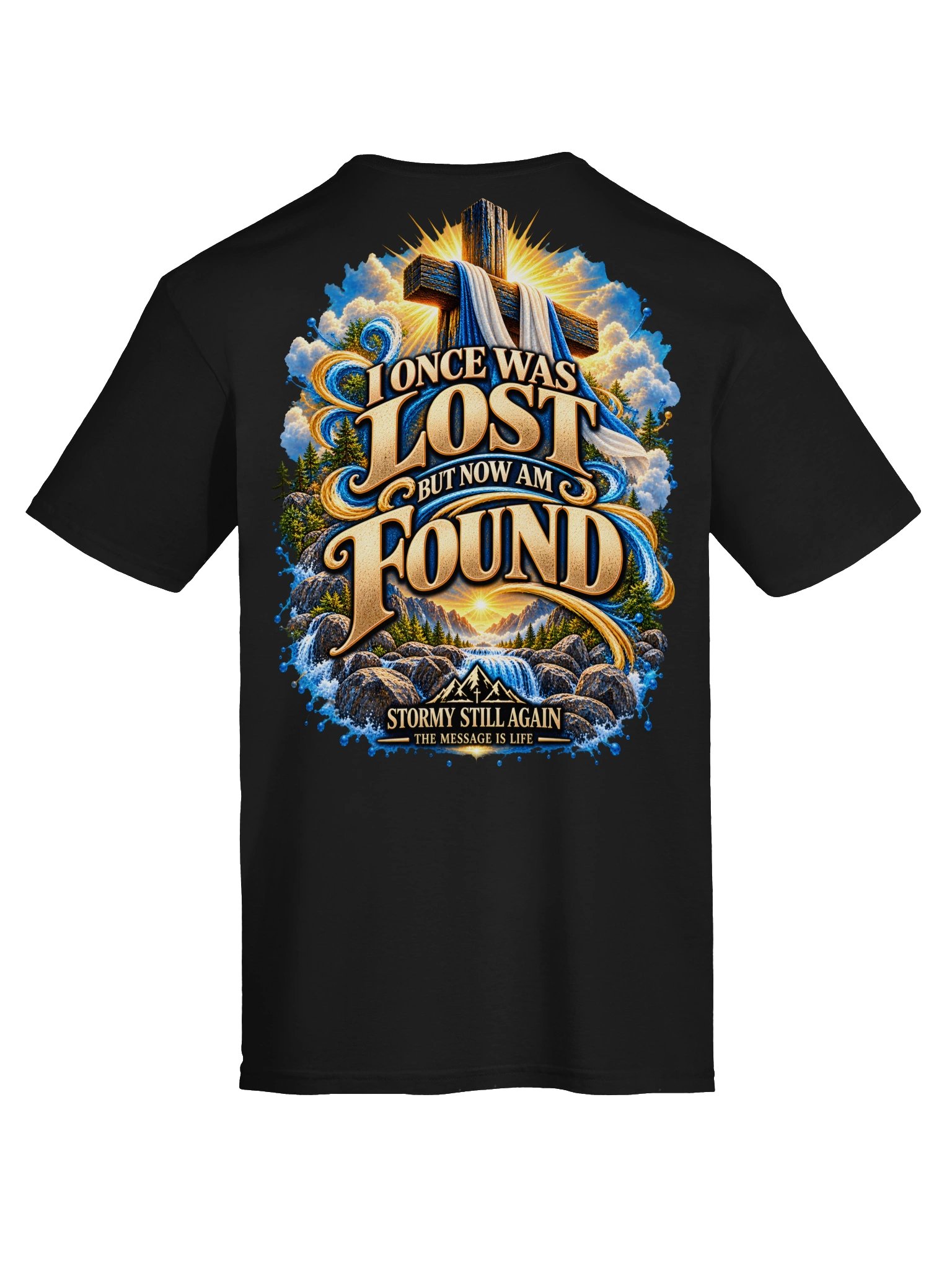 Amazing Grace Cross Christian T-Shirt product image (55)