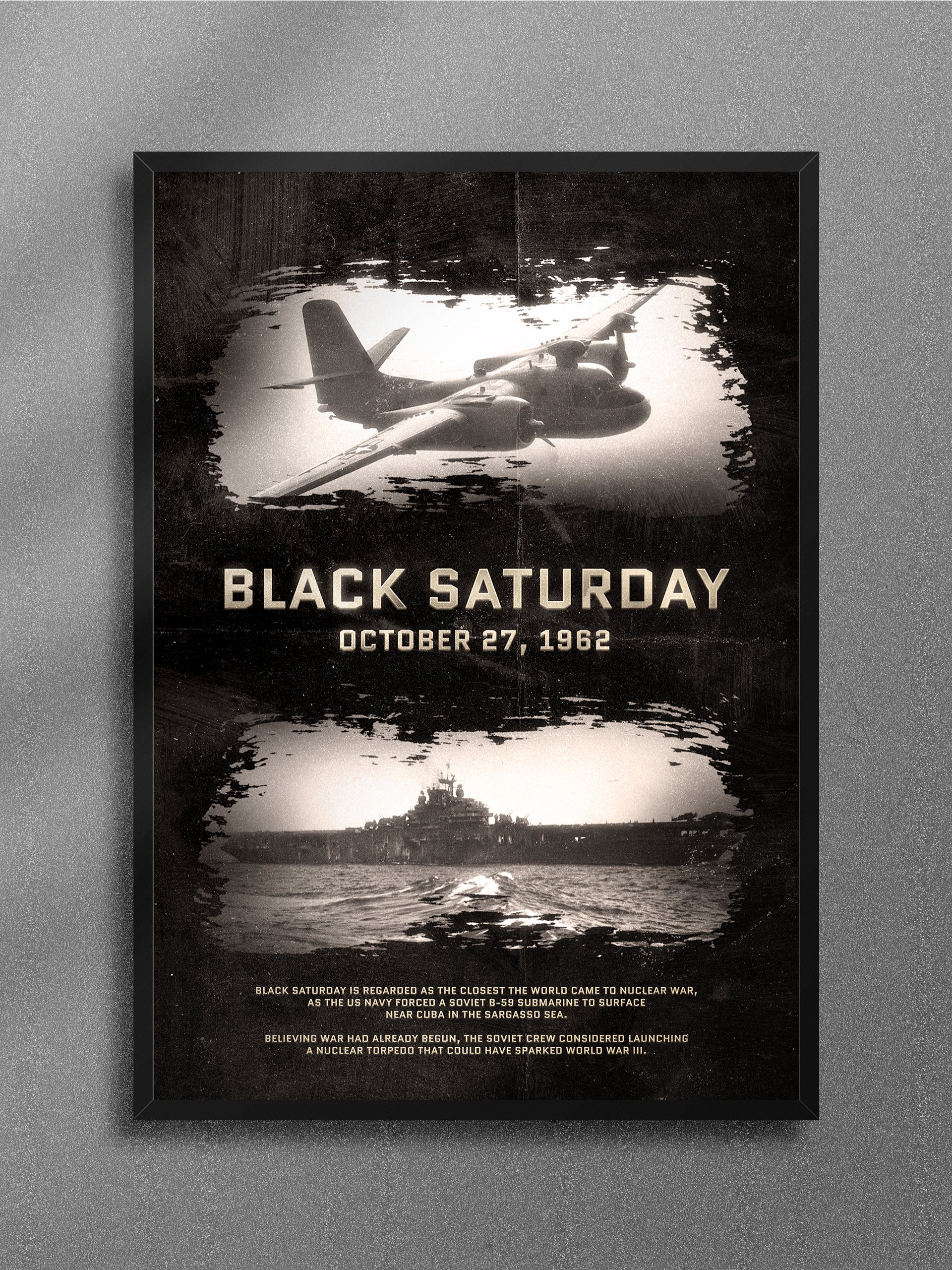 Black Saturday 1962 (Framed Poster) product image (3)