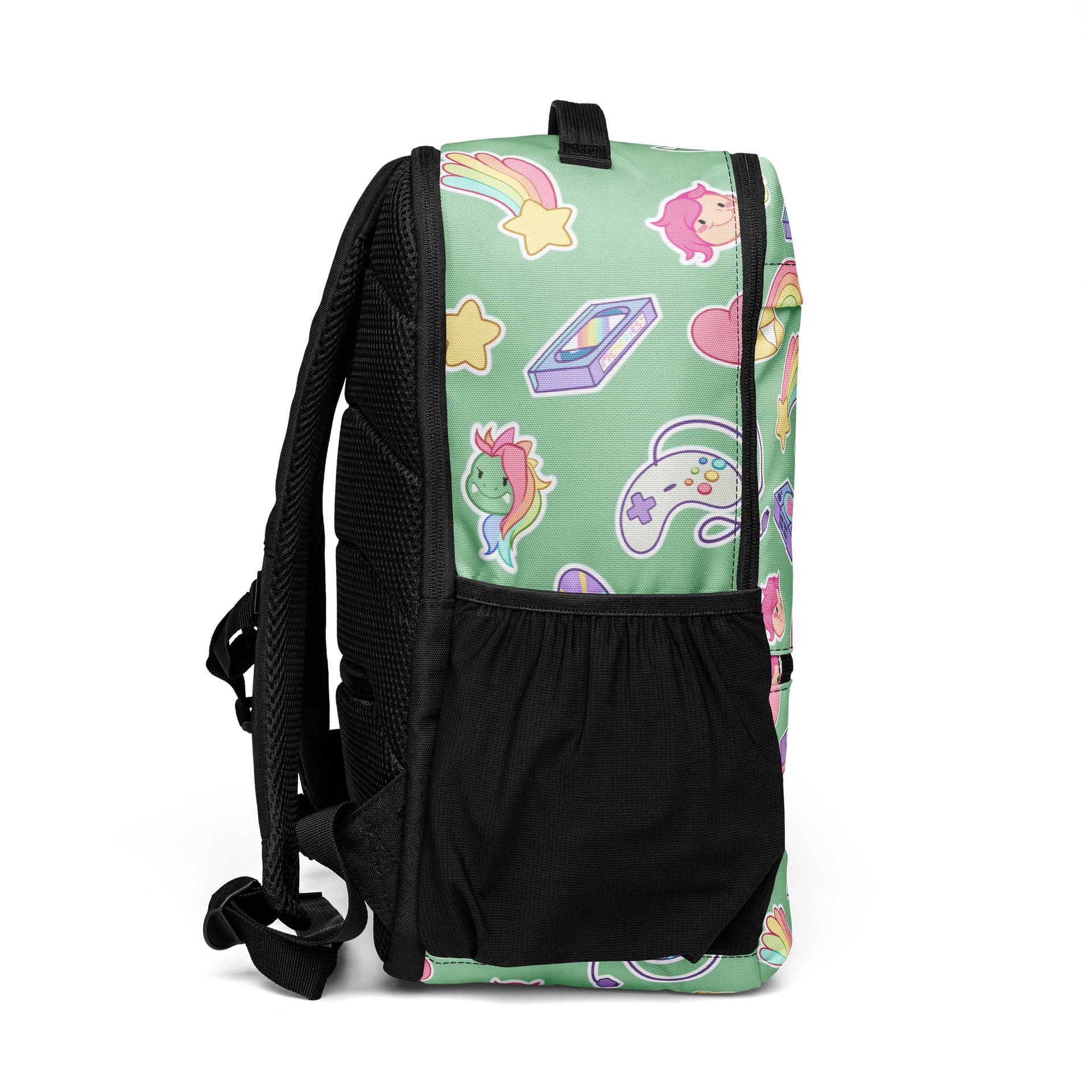 Retro Sticker Utility Backpack All Over Design product image (6)