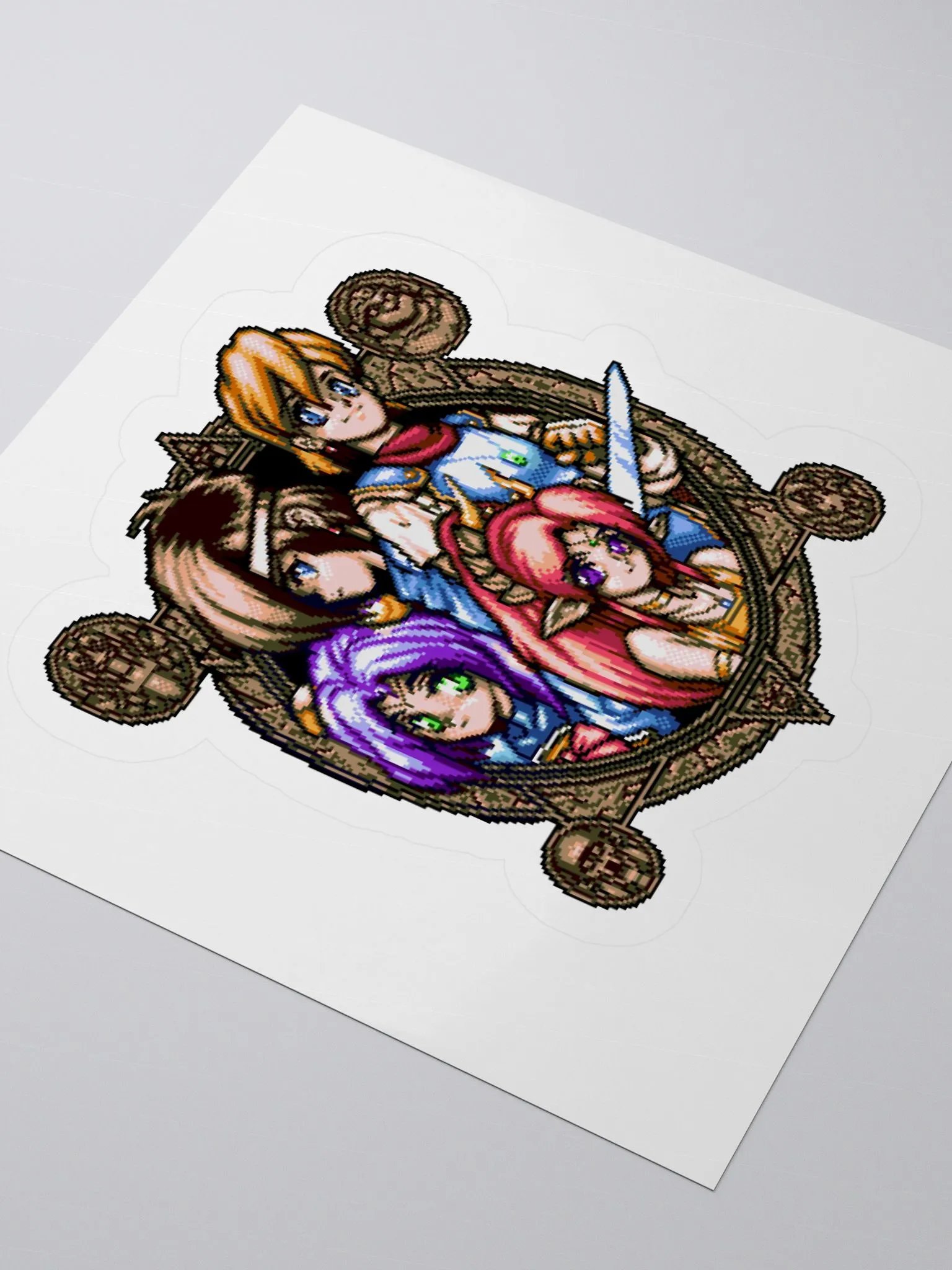 Shining Force CD: Framed Heroes Sticker product image (3)