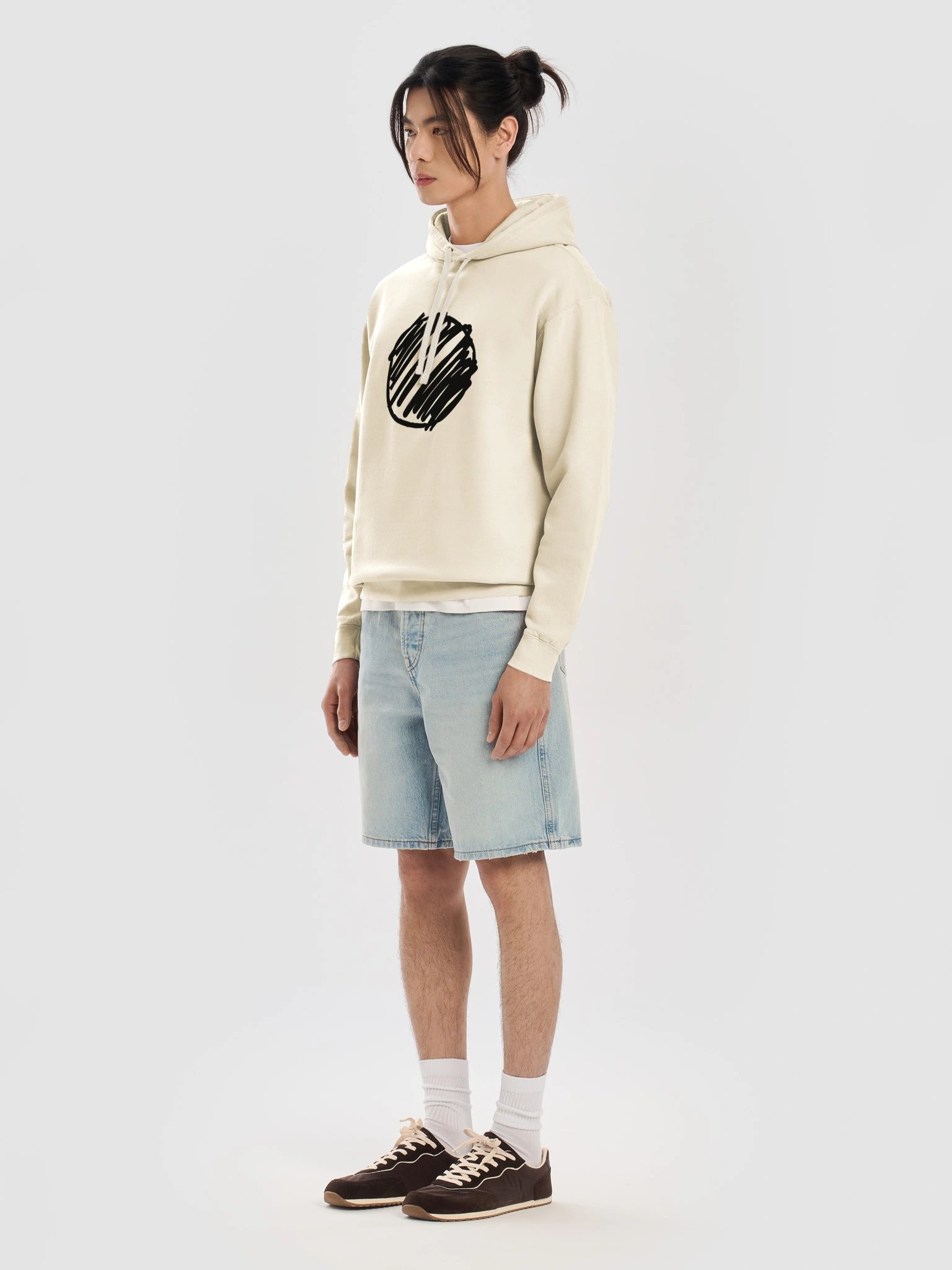 HOODED SWEATSHIRT WITHOUT POCKET - COLORS product image (23)