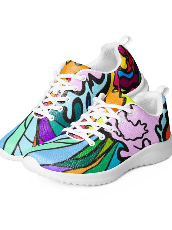 Vibrant Fusion Men's Sneakers - Wave at Sunset product image (3)