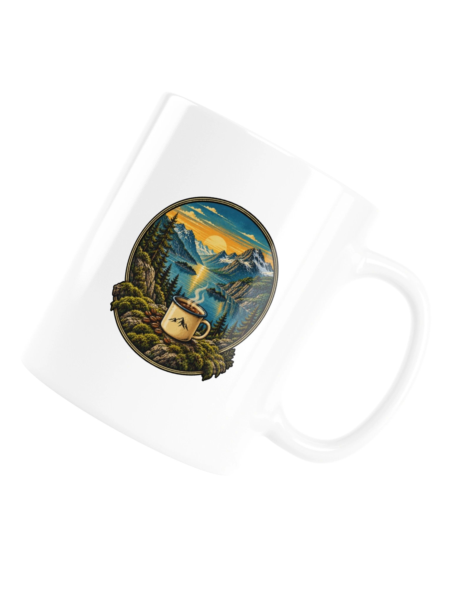 Mountain Lake – Coffee & Wild Escape Mug product image (6)