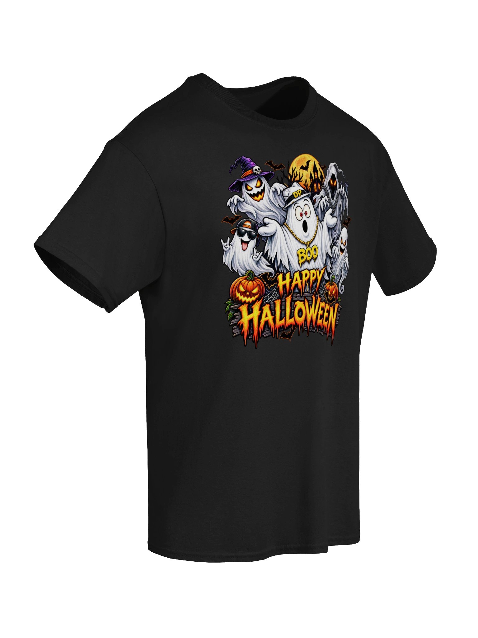 Boo Happy Halloween Gildan Heavyweight T-Shirt product image (6)