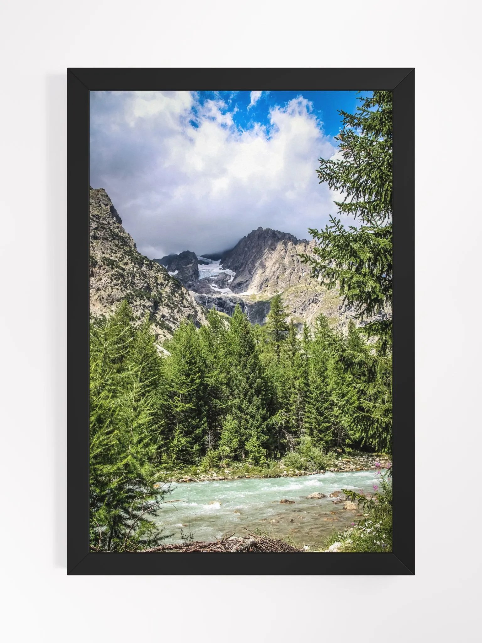 Print Fine Art - Lavachey, Torrent de la Malatrà, Val Ferret - French Alps product image (2)