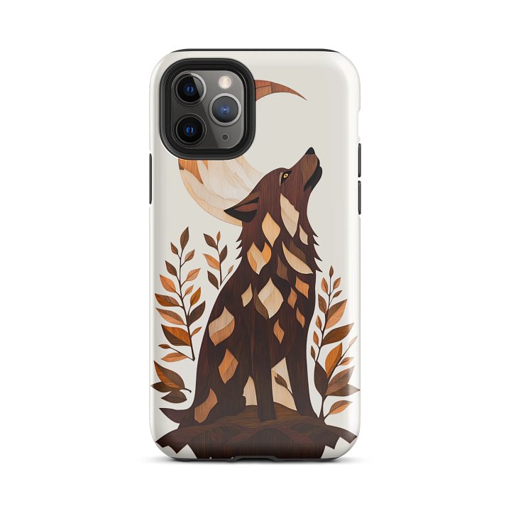 Mosaic Wolf iPhone® Tough Case product image (2)