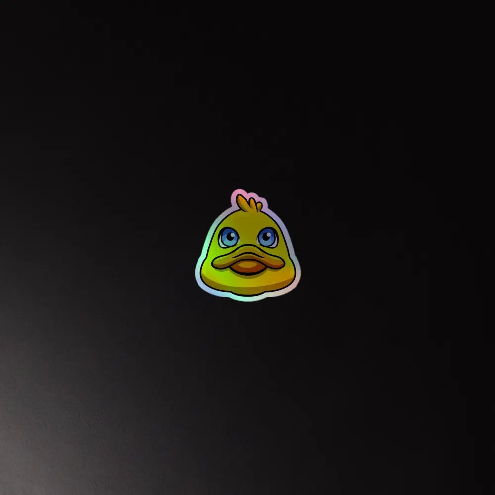 DUCK (HOLO) Sticker product image (2)
