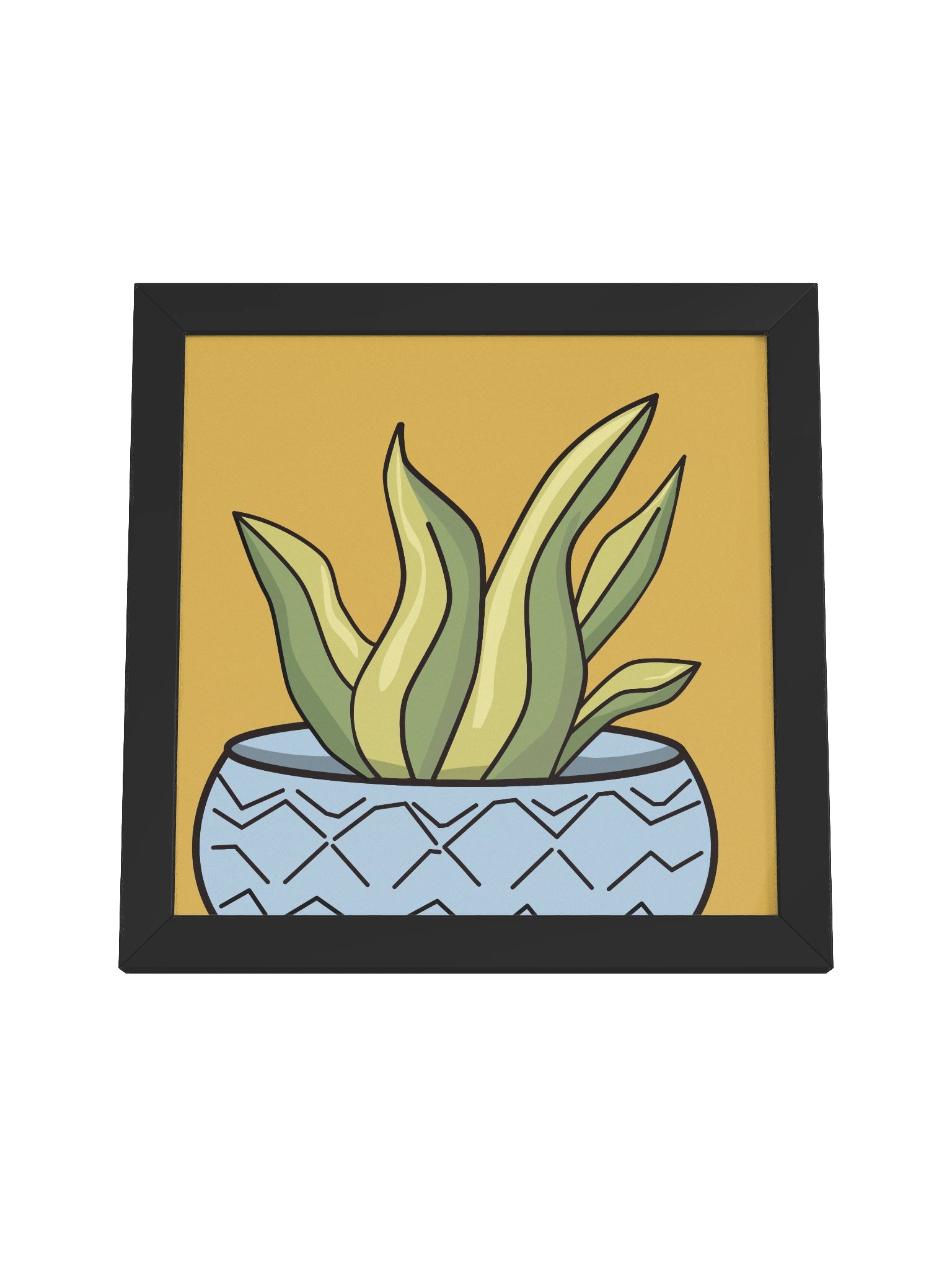 The Aloe Vera Design - Sunny Succulent Framed Wall Art product image (4)