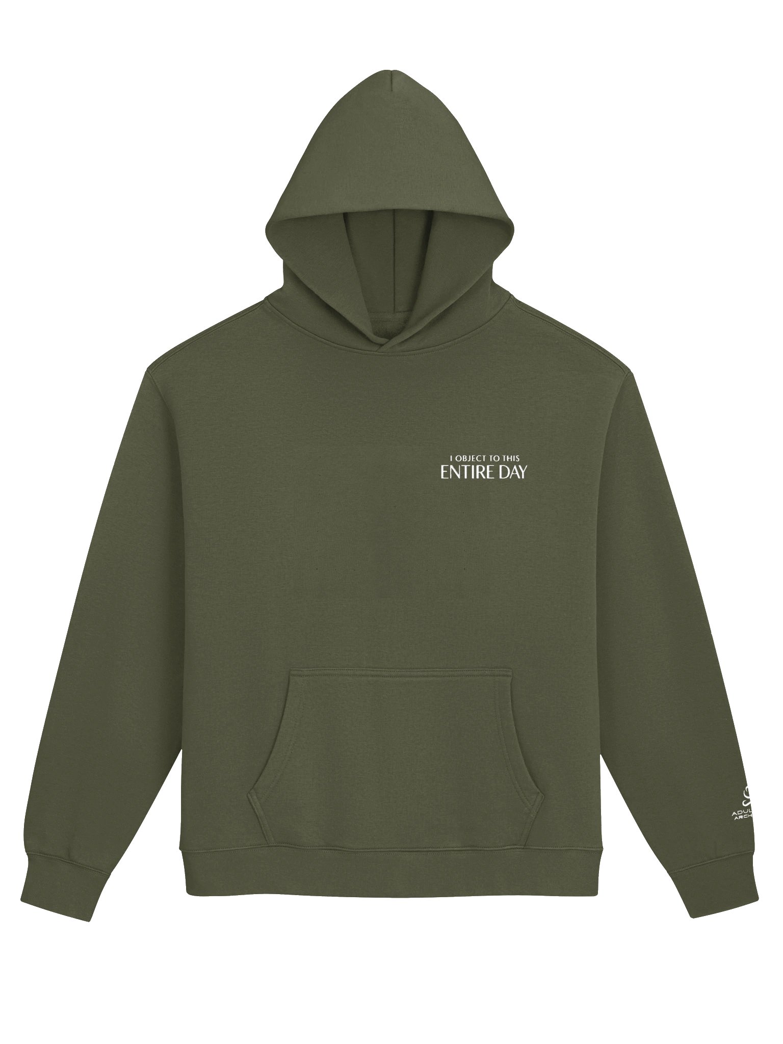 “I Object to This Entire Day” — Unisex Premium Relaxed Hoodie product image (2)