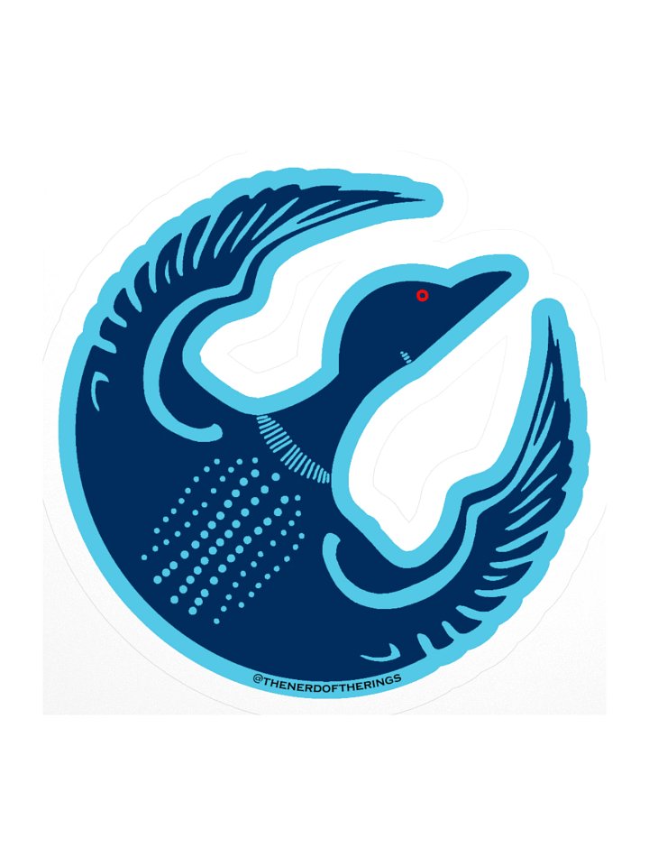 Rebel Loon Sticker - Dark Blue & Light Blue product image (2)