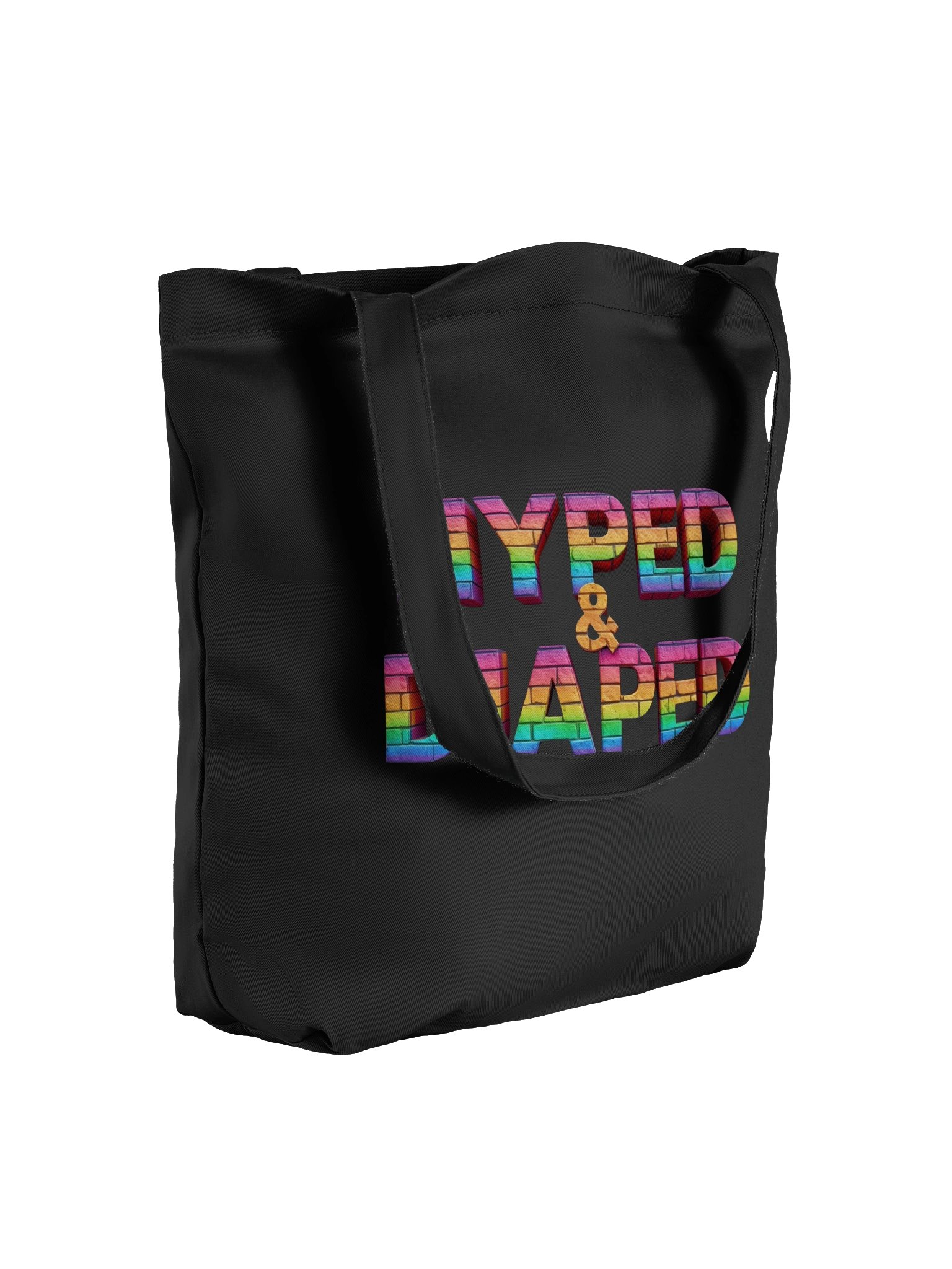 "Hyped & Diaped" Tote Bag product image (7)
