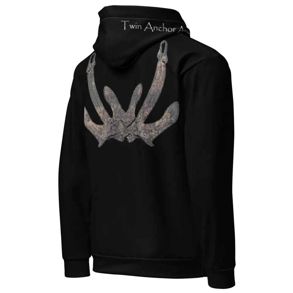 2 Anchor (Black) – Performance Marine Wear | Twin Anchor Apparel North Current Line product image (6)