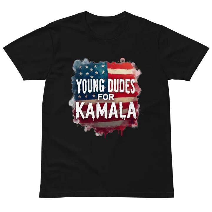 Young Dudes For Kamala Patriotic Kamala Supporters Tee product image (2)