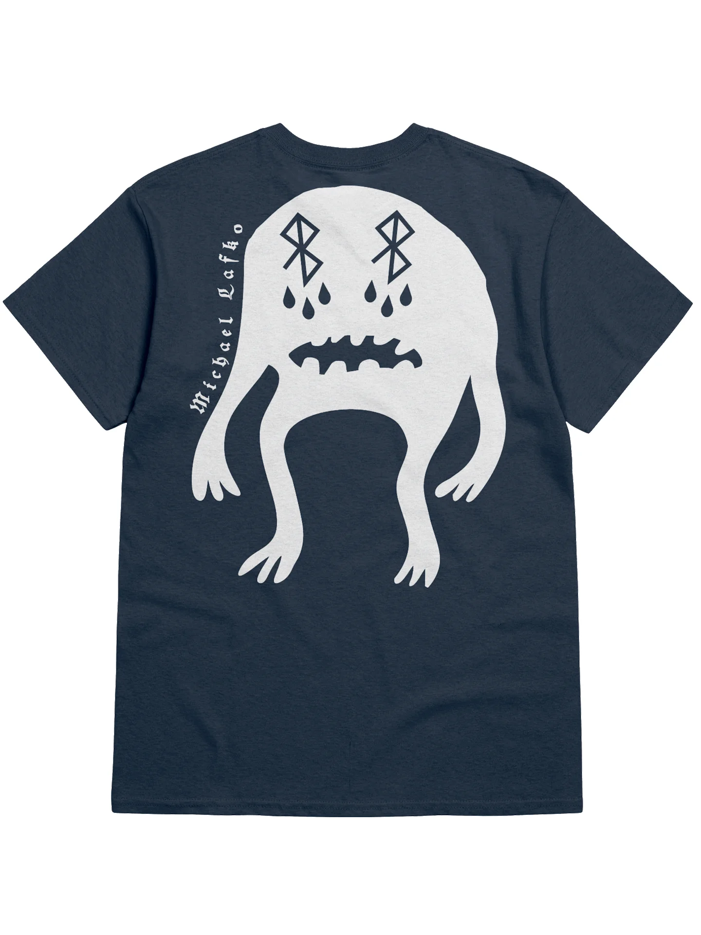 Michael Lafko - "Doodle Monster" T-Shirt (Navy) product image (2)