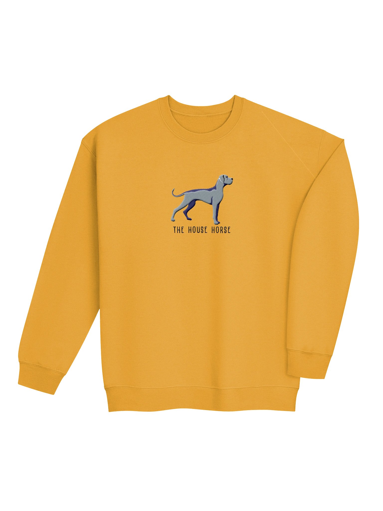 The House Horse Sweatshirt (Embroidered) of a Great Dane(Blue) product image (7)