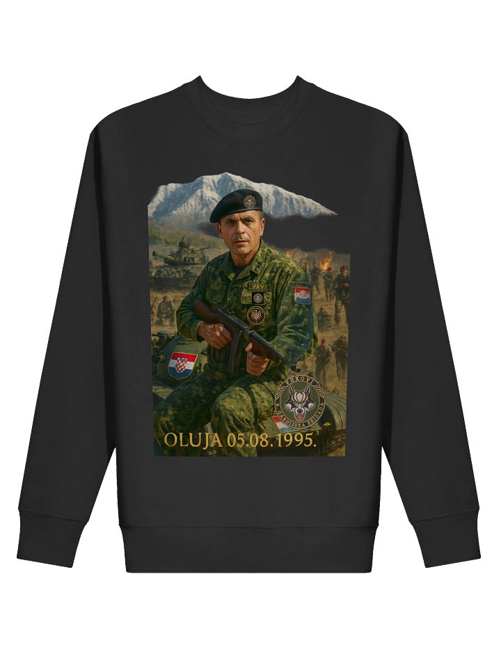 Vukovi 9.Gardajska Brigada Military Sweatshirt product image (5)