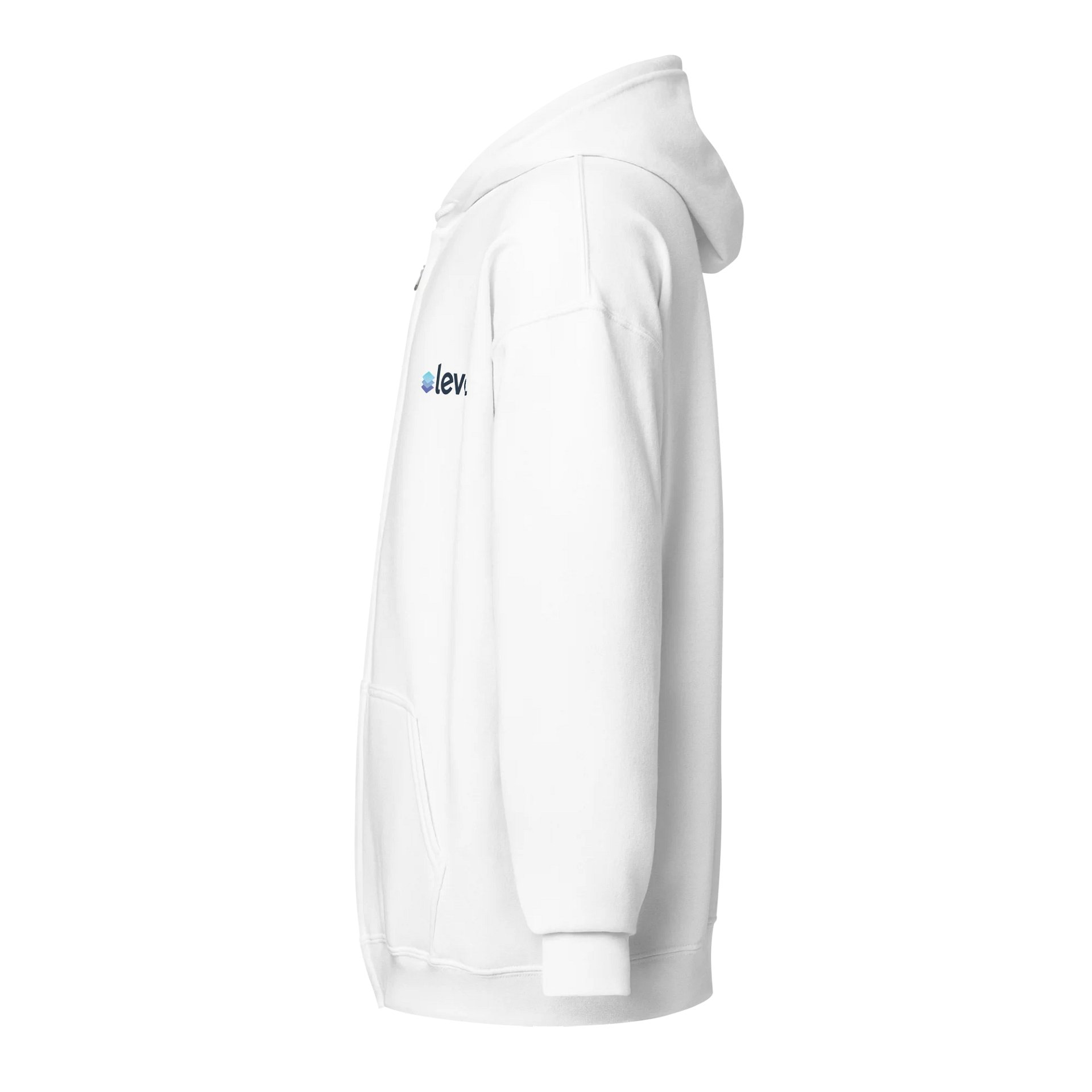 Level Zip Hoodie - Light (Sleeve Print) product image (3)