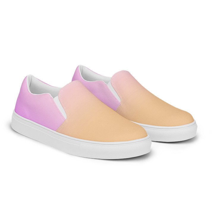 Soft Sunset Men’s Slip-On Canvas Shoes product image (2)