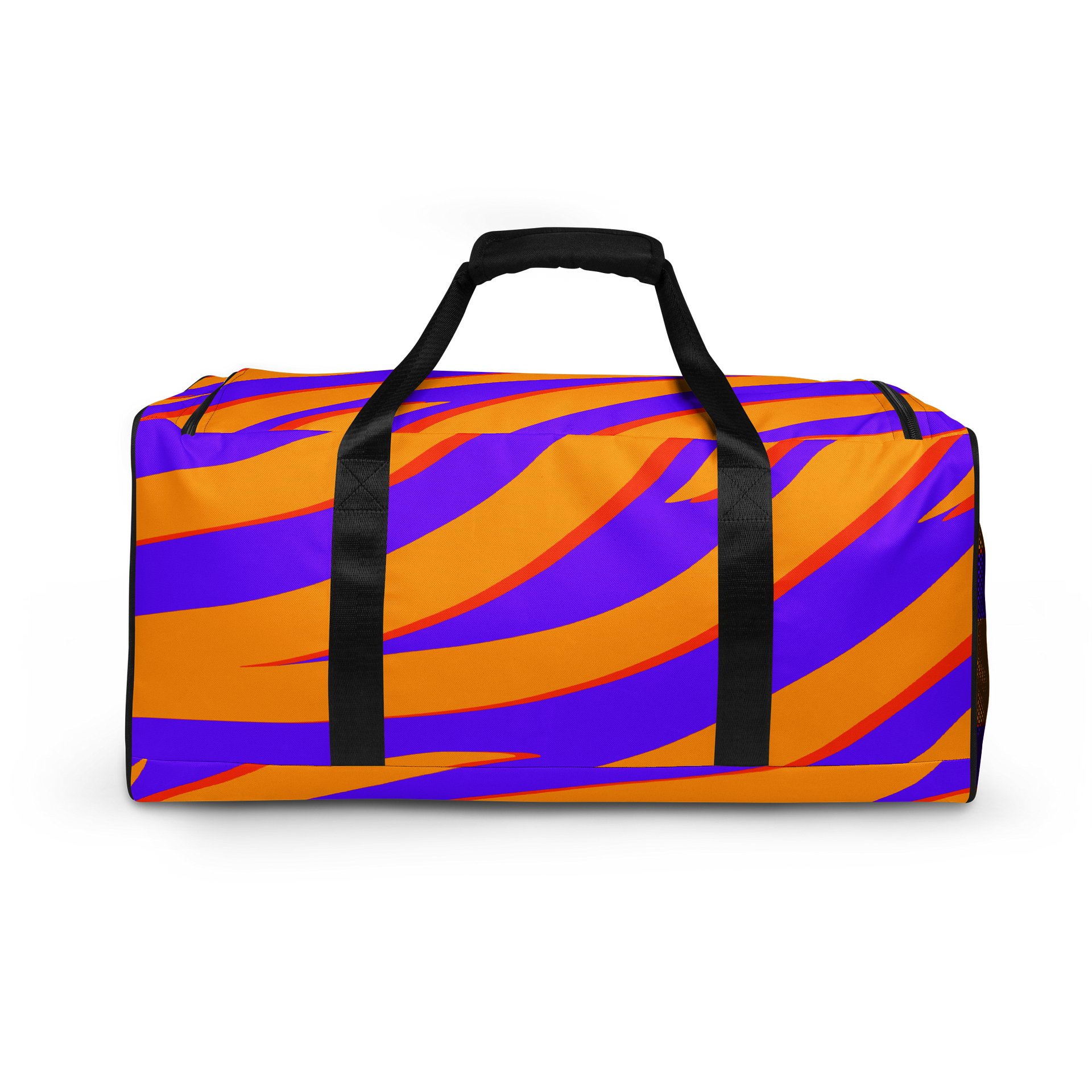 Tiger Print Duffle Bag – Orange Purple product image (4)