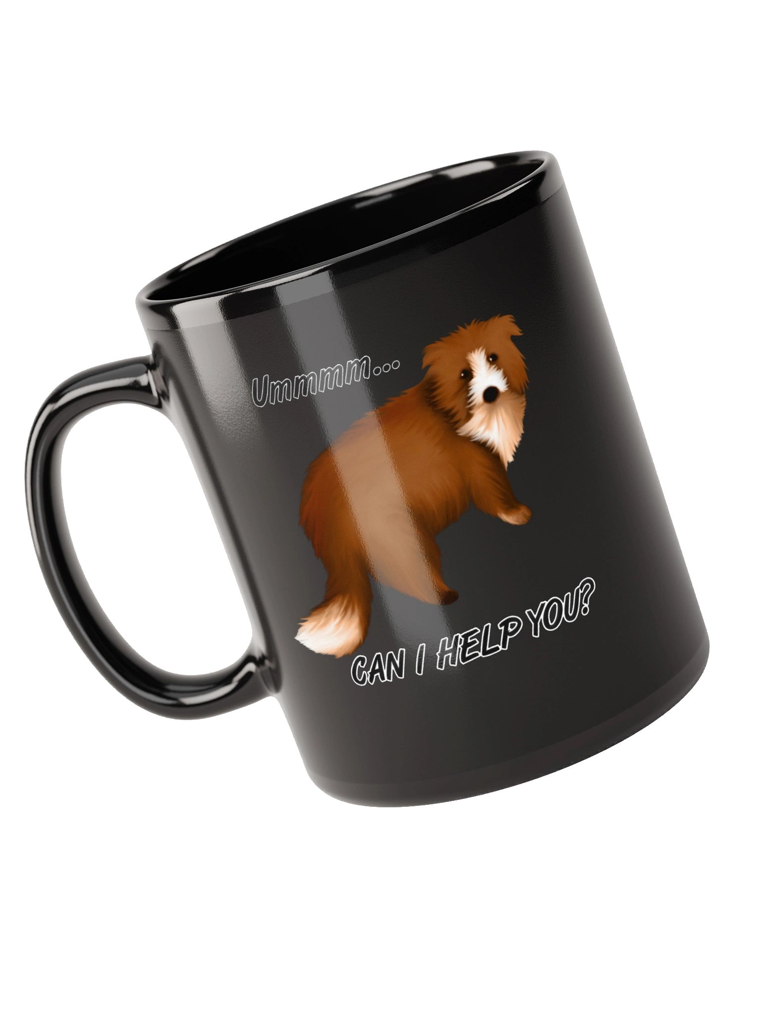 Black Glossy Mug product image (9)