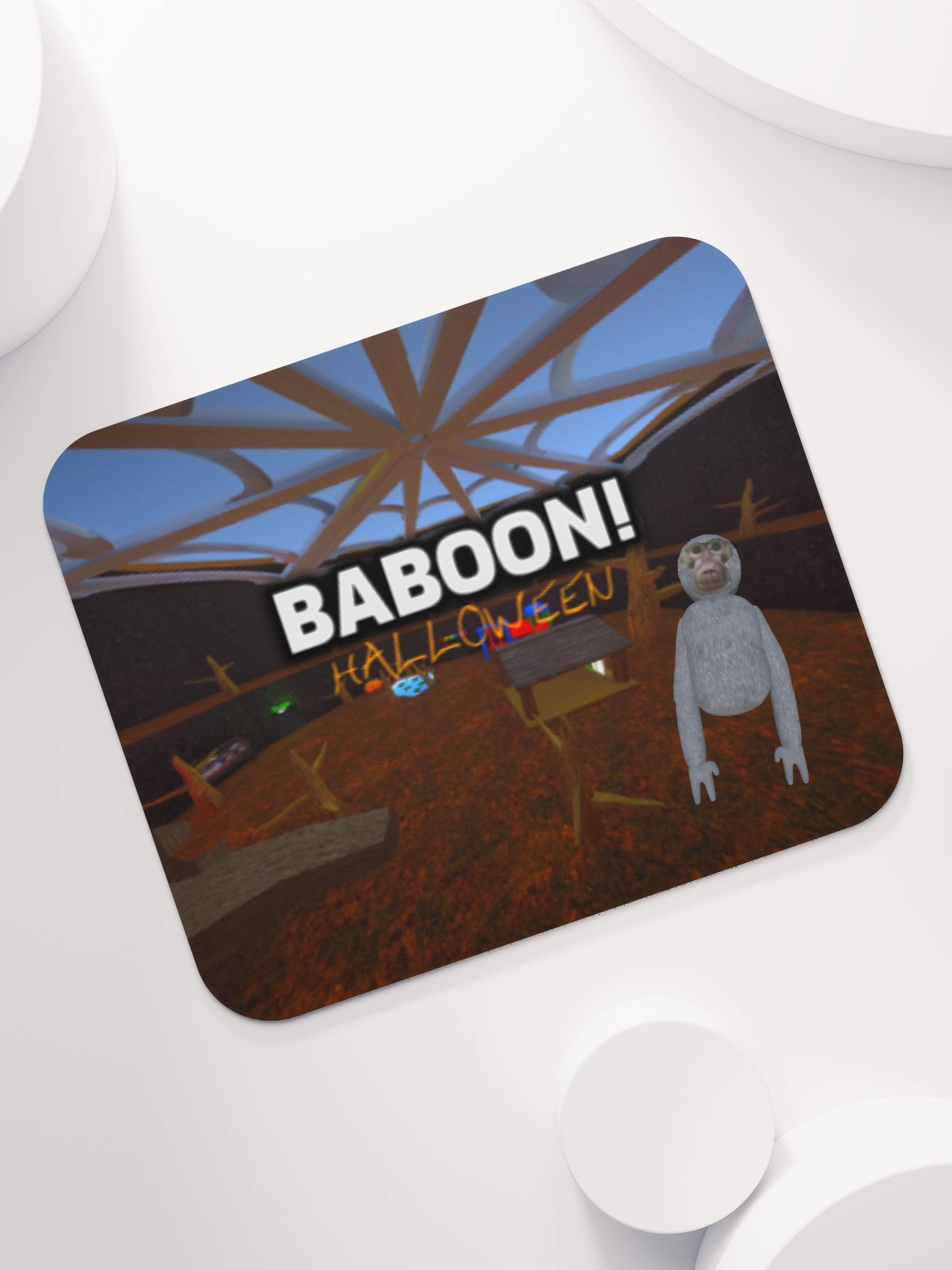 Baboon! Halloween Mouse Pad product image (7)