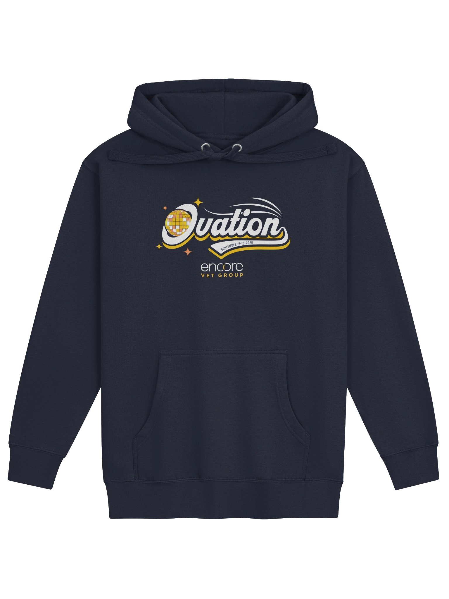 Ovation 2026 Hoodie - white logo product image (2)