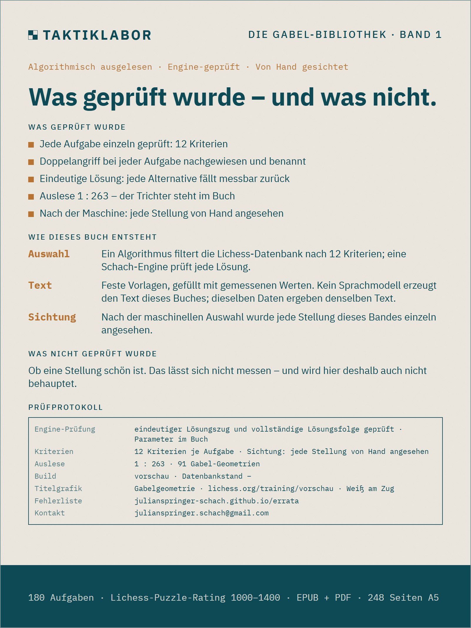 Die Gabel – Band 1: Die Figuren | 180 engine-geprüfte Taktikaufgaben zum Doppelangriff (Lichess-Puzzle-Rating 1000–1400) – EPUB + PDF product image (10)