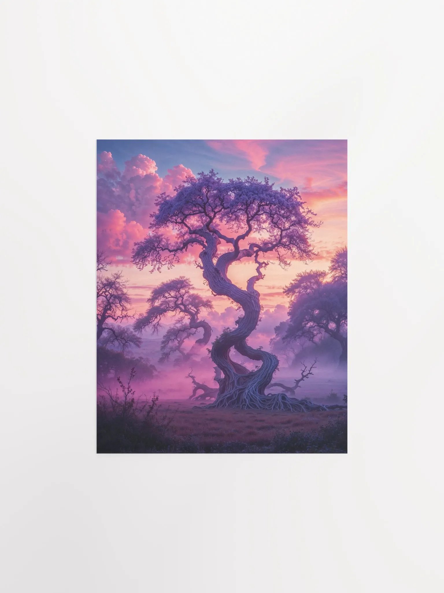 Ethereal Skyline Tree Poster product image (3)
