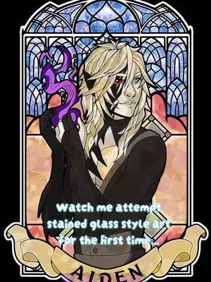 One of my favorite clients asked if I could make stained glass style art for her.  I never like to take commissions without at least attempting what they want on my own first.  I actually enjoyed this process and the outcome.  ive added this style to my Vgen commissions list of anyone else is interested! VGEN.CO/FHEANG  #VGEN #commissionsopen  #fantasyart #illustration #artistsoftiktok 