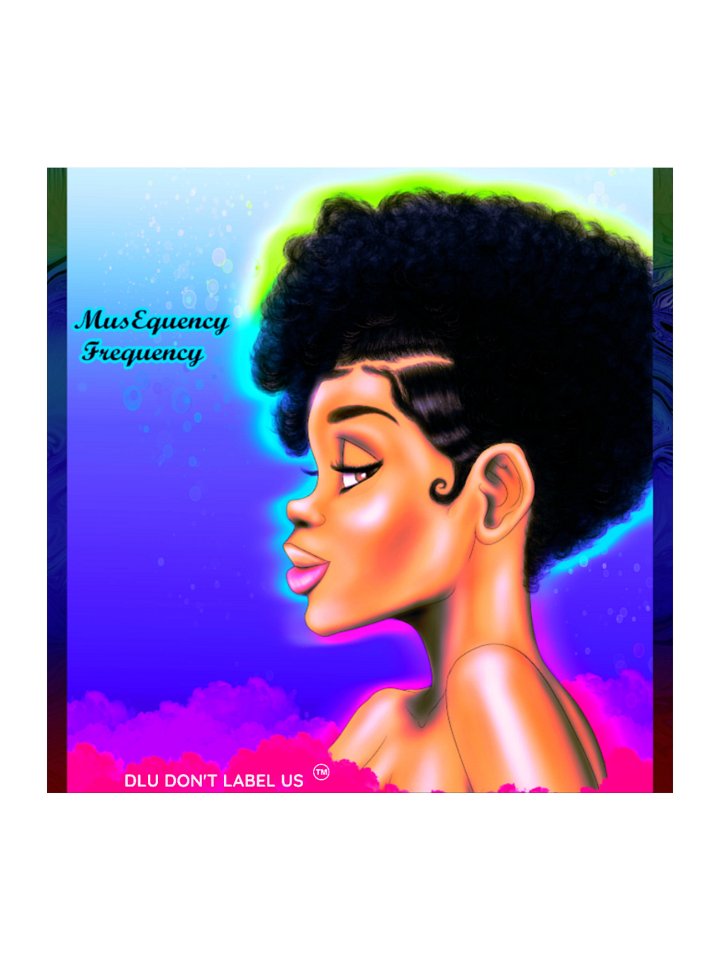 Cosmic Afro Kiss Cut Stickers product image (1)