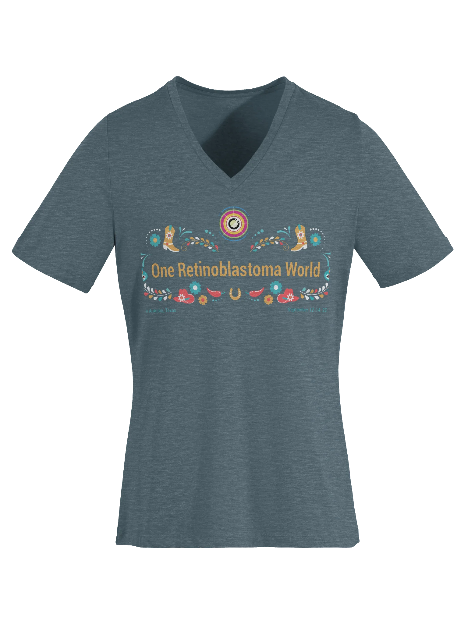 One Rb World 2026 Fiesta Design - Women's V-Neck Shirt product image (6)