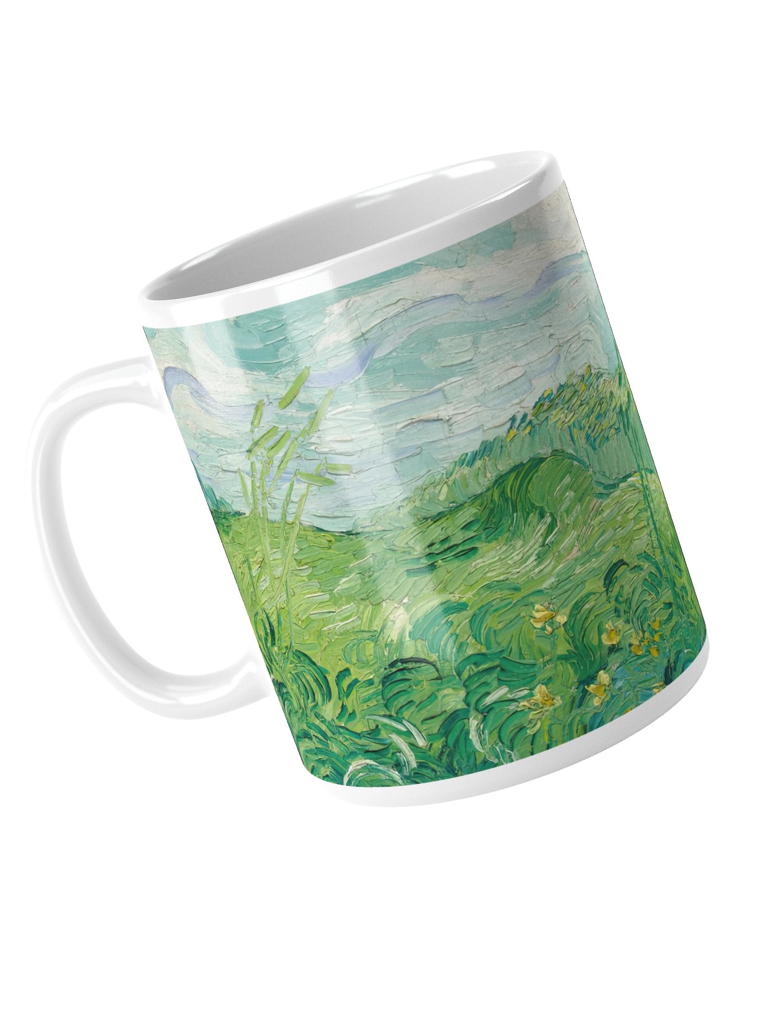 Green Wheat Fields, Auvers Mug product image (6)