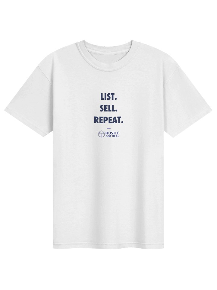 List. Sell. Repeat. Heavyweight Tee — Light product image (1)