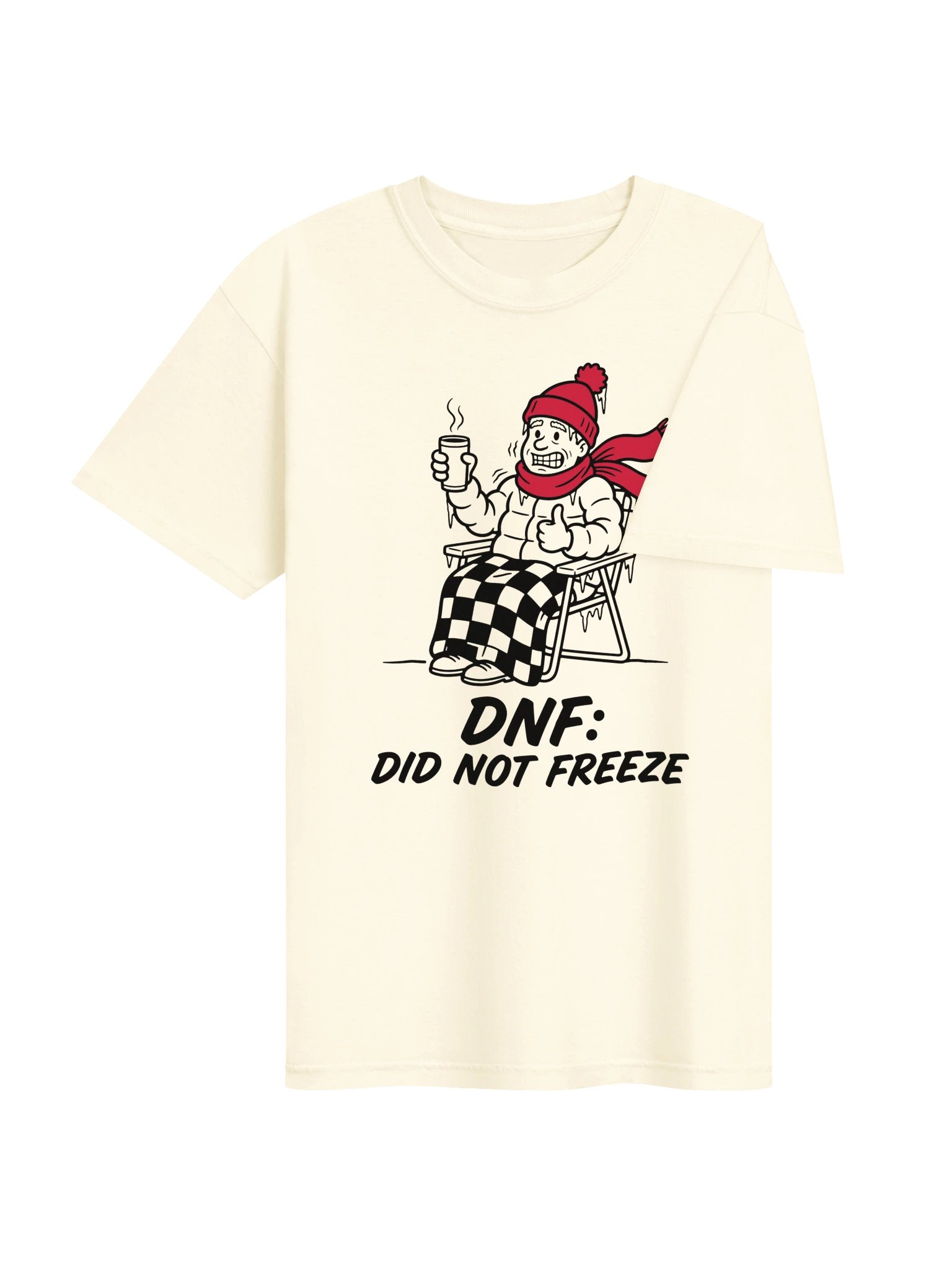 DNF: Did Not Freeze Race Fan Tee product image (7)