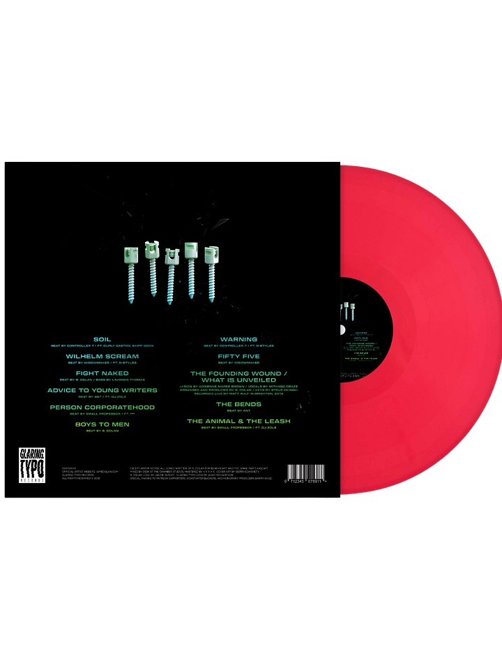 Autographed "Fight Naked" LP Pre-Order product image (2)
