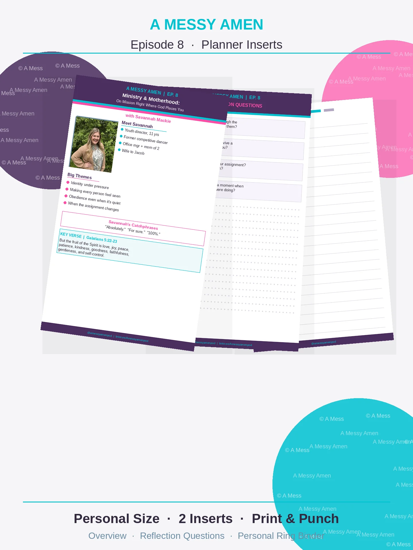Ministry & Motherhood | Ep. 8 Digital Bundle product image (3)