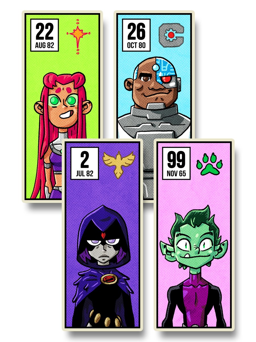 Teen Titans Sticker Pack product image (1)