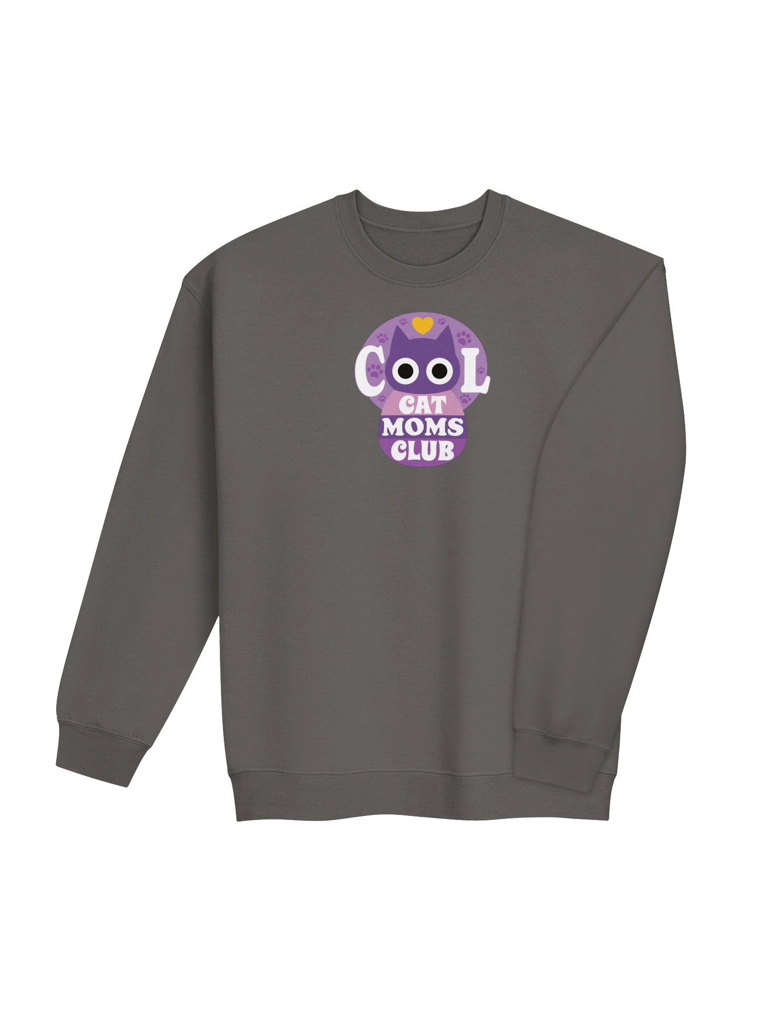 Cool Cat Moms Club 1 - Unisex Adult Sweatshirt product image (3)