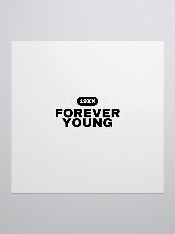 FOREVER YOUNG STICKER product image (1)