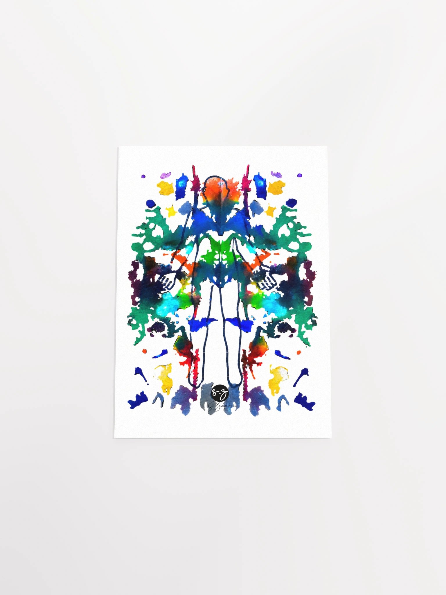 BEGINNING | LIGHT | Inkblot Print product image (5)
