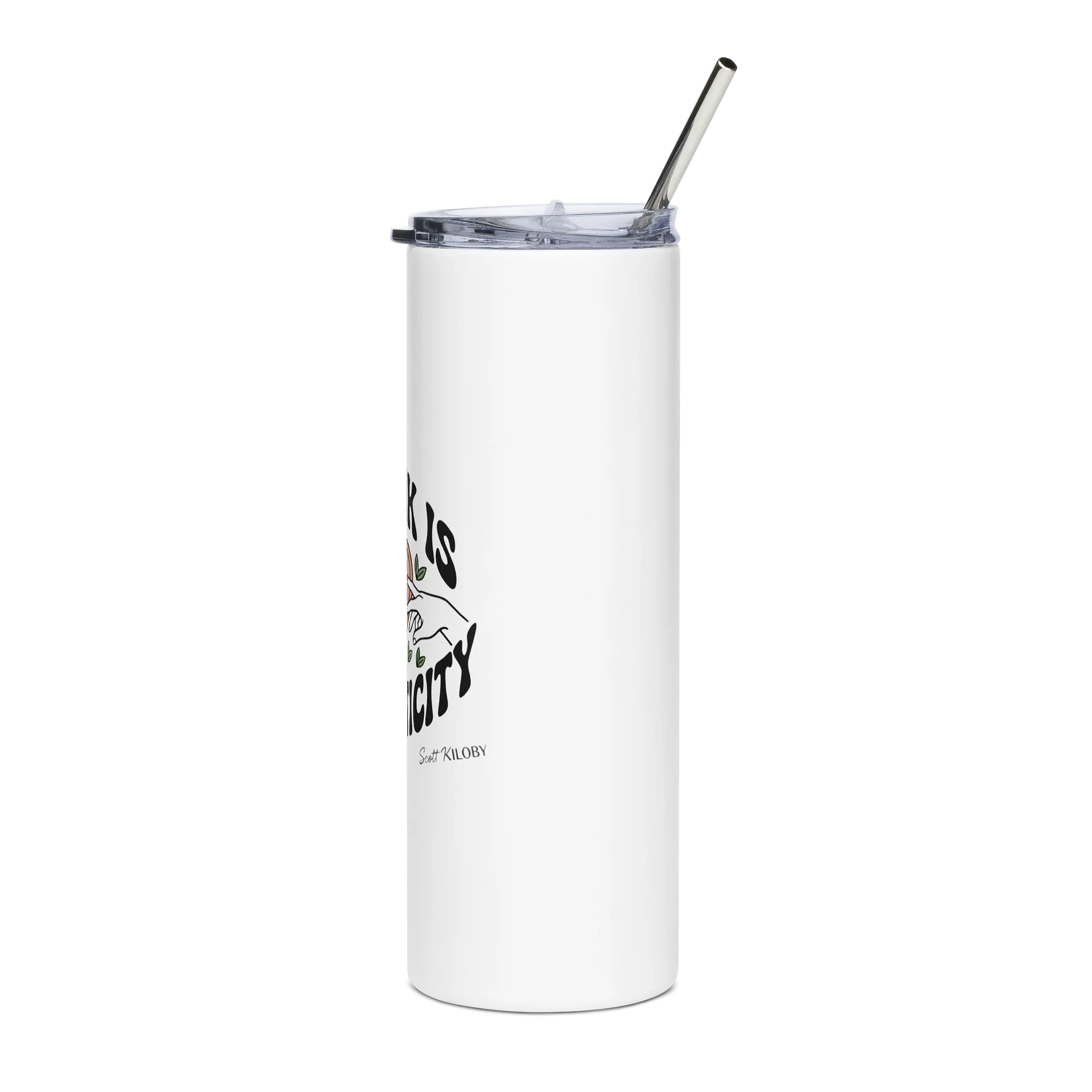 “My Kink Is Authenticity” White Tumbler product image (3)