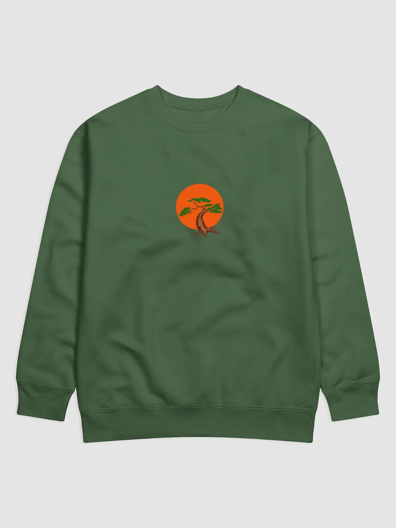 Stylized Tree Orange Sunset Sweatshirt product image (1)