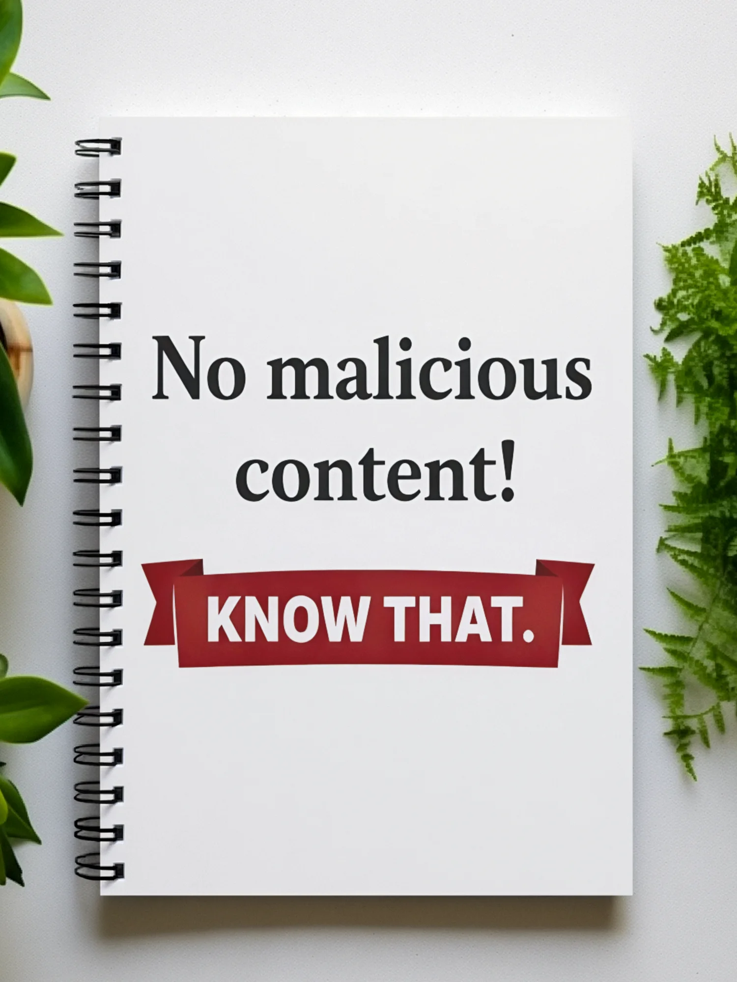 No Malicious Content Know That Notebook product image (9)
