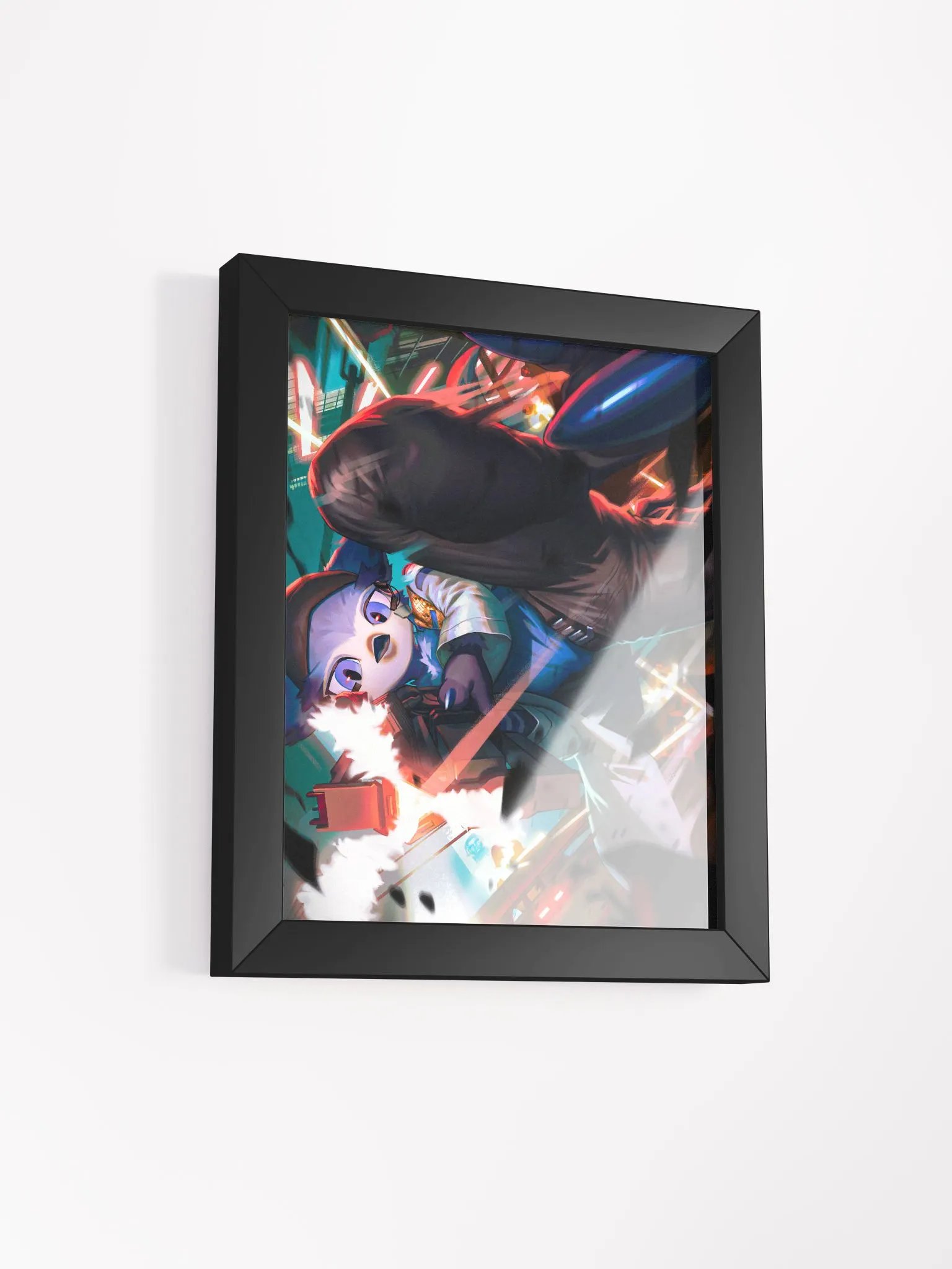 Hean Cyberpunk Framed Poster product image (42)