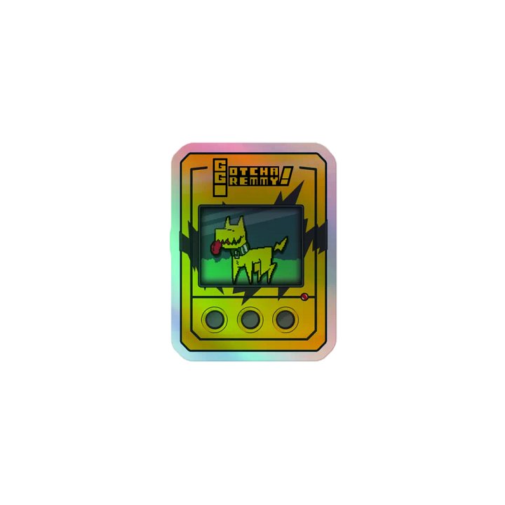 Gotcha Gremmy! [RARE Yellow/Black] - Sticker product image (1)
