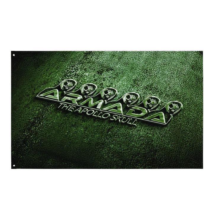 The Apollo Skull Armada Green Flag product image (1)