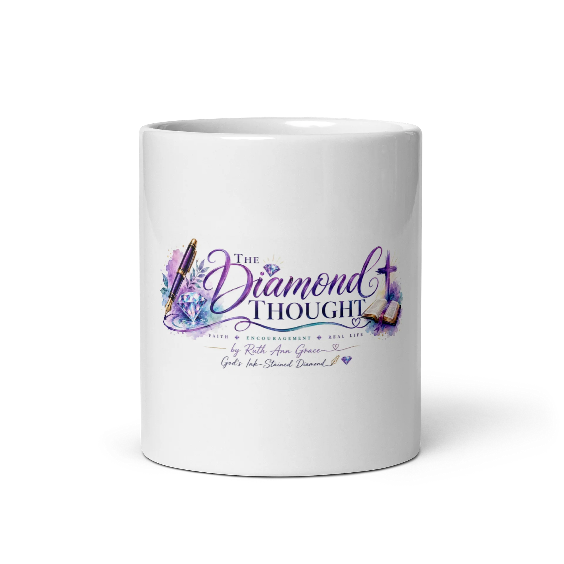 The Diamond Thought Purple Faith Mug product image (5)