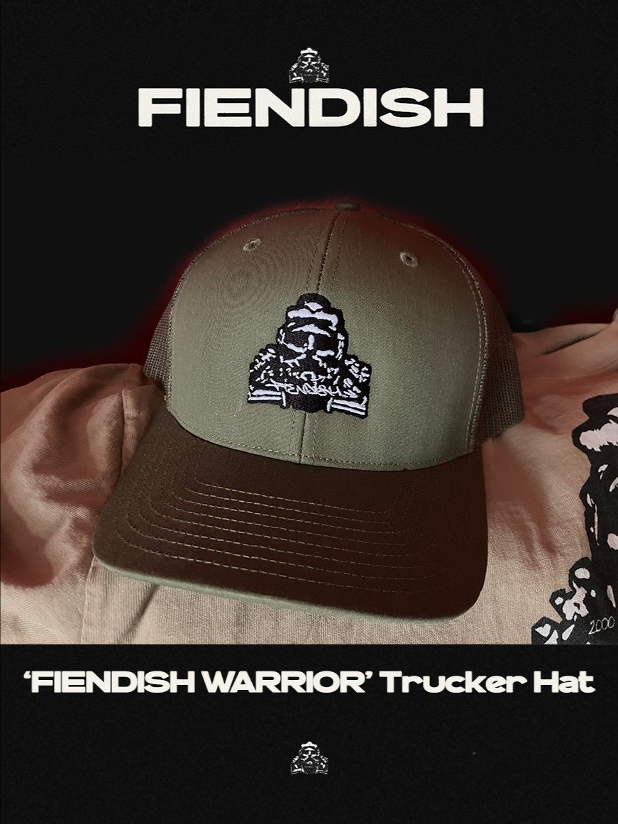 'FIENDISH WARRIOR' Trucker Hat product image (2)