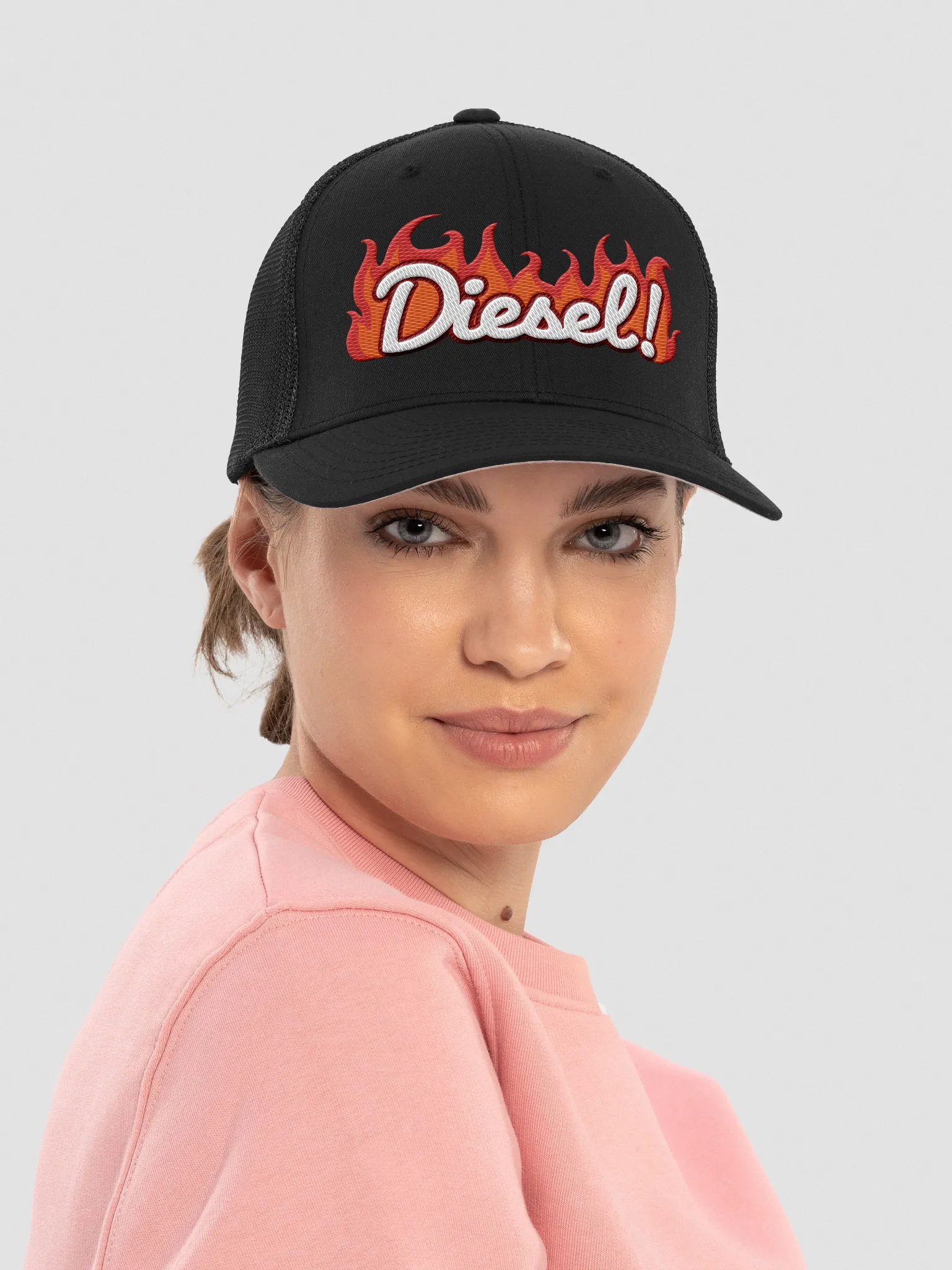 "Diesel!" Logo Trucker Hat product image (5)
